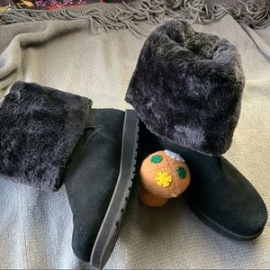 Skechers Black Winter Boots